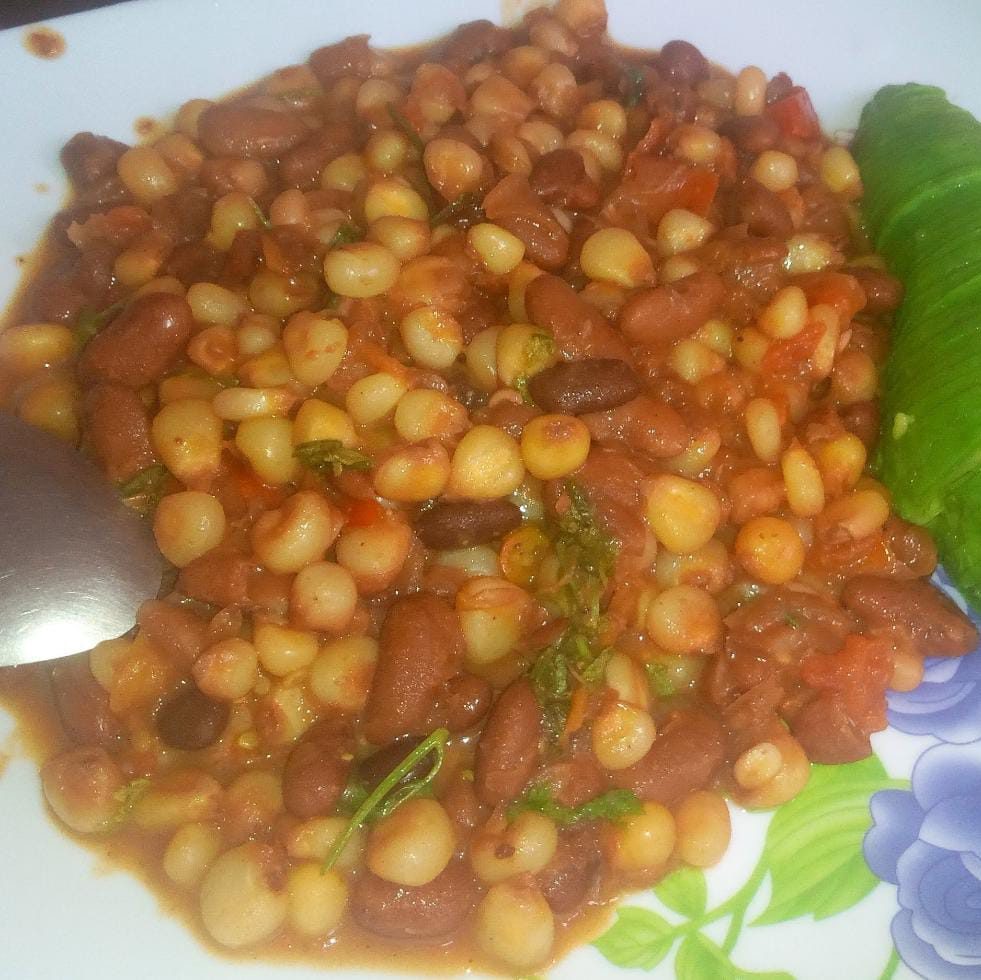 A plate of githeri packs in a lot of nutritional value
